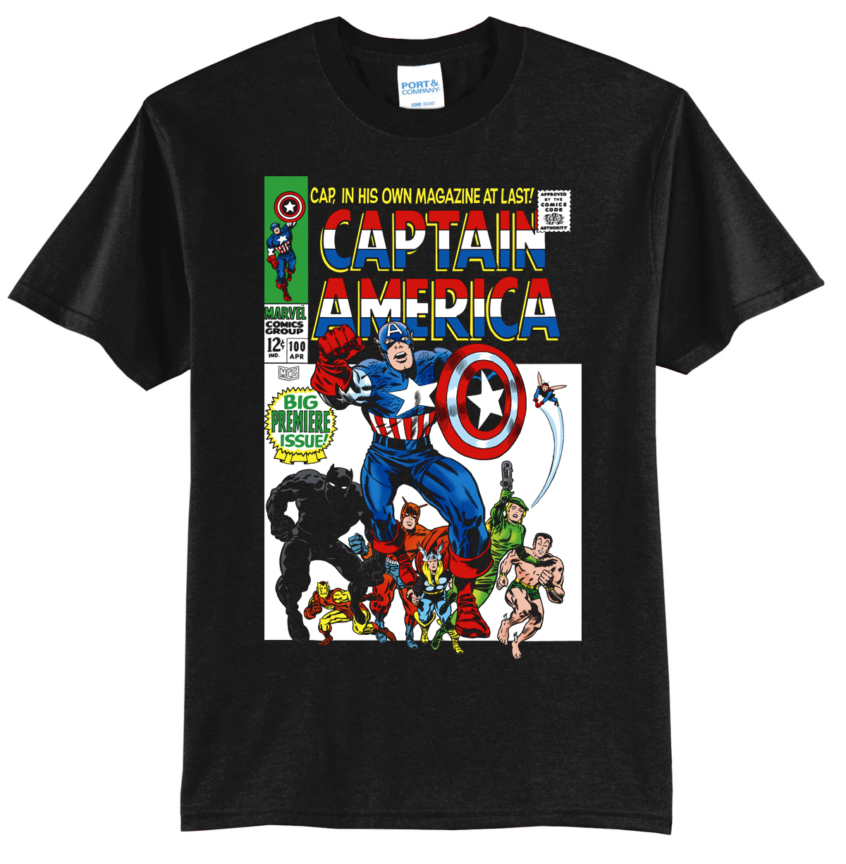 Captain America 100 T-Shirt