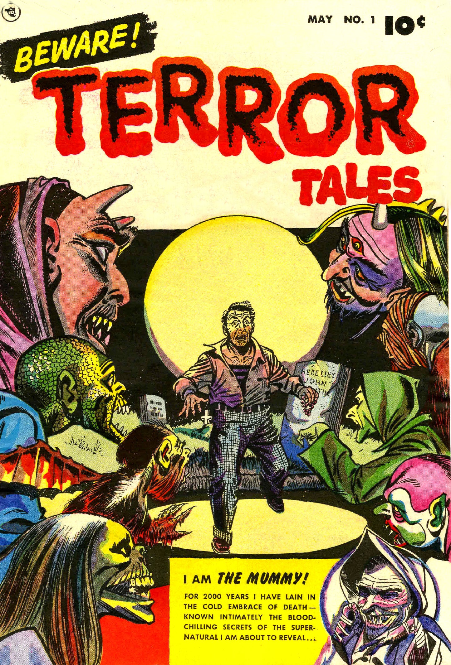 Beware Terror Tales 1 T-Shirt